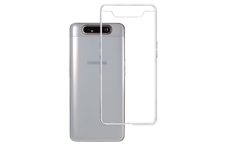 Newface Samsung Galaxy A80 Kılıf Lüx Şeffaf Silikon