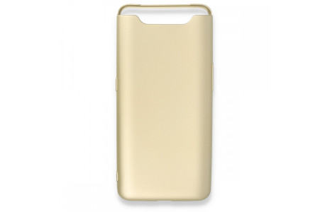 Newface Samsung Galaxy A80 Kılıf First Silikon - Gold