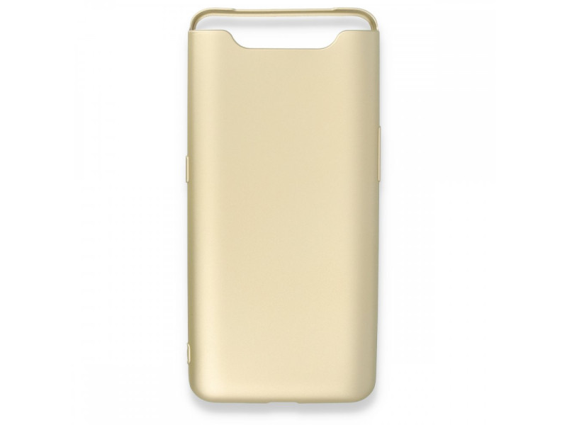Newface Samsung Galaxy A80 Kılıf First Silikon - Gold