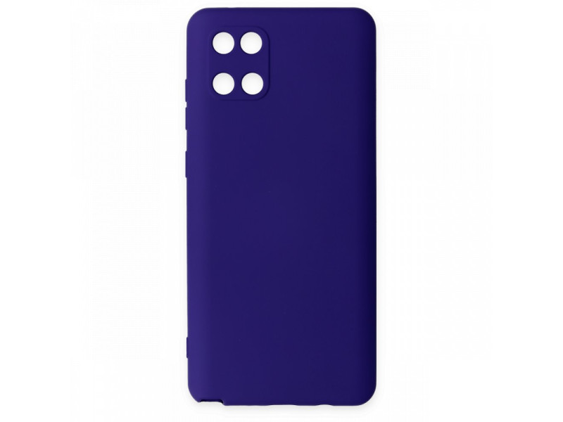 Newface Samsung Galaxy A81 / Note 10 Lite Kılıf Nano içi Kadife Silikon - Mor