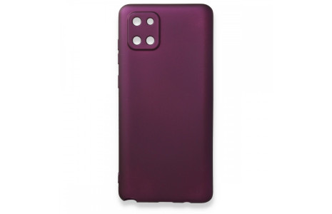 Newface Samsung Galaxy A81 / Note 10 Lite Kılıf First Silikon - Mürdüm