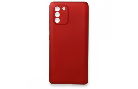 Newface Samsung Galaxy A91 / S10 Lite Kılıf First Silikon - Bordo
