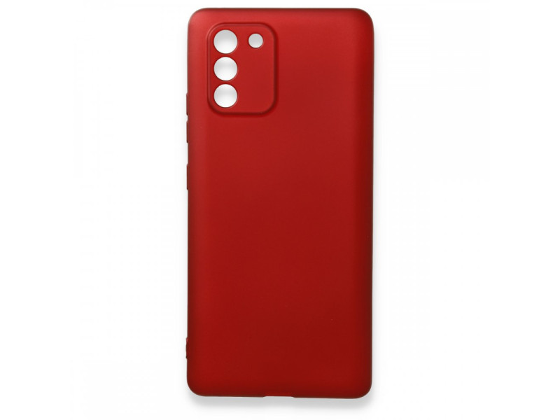 Newface Samsung Galaxy A91 / S10 Lite Kılıf First Silikon - Bordo