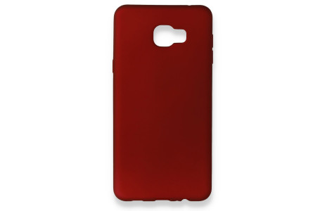 Newface Samsung Galaxy C7 Kılıf First Silikon - Bordo