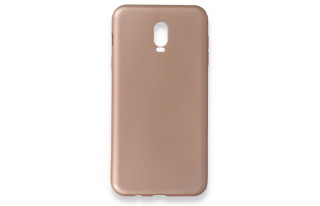 Newface Samsung Galaxy C8 Kılıf First Silikon - Rose Gold