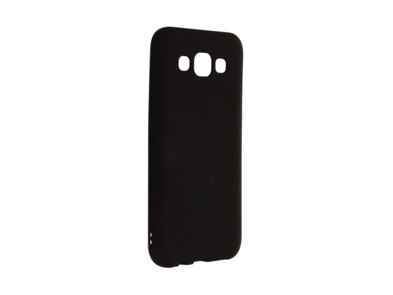 Newface Samsung Galaxy E5 Kılıf First Silikon - Siyah