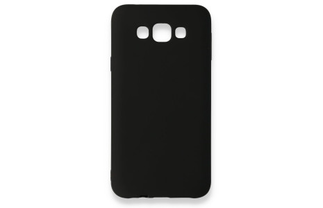 Newface Samsung Galaxy E7 Kılıf First Silikon - Siyah