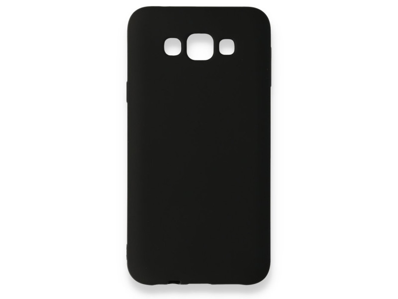 Newface Samsung Galaxy E7 Kılıf First Silikon - Siyah