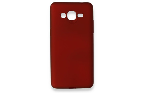 Newface Samsung Galaxy G530 / Grand Prime Kılıf First Silikon - Bordo