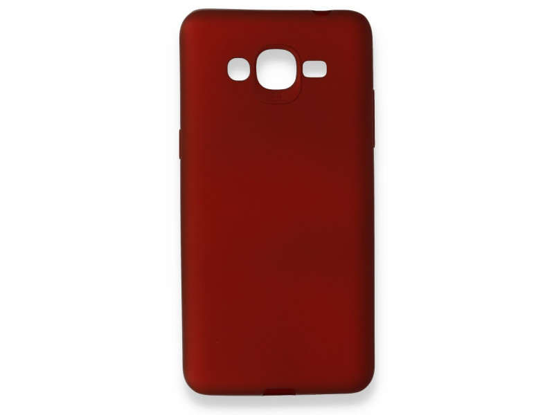Newface Samsung Galaxy G530 / Grand Prime Kılıf First Silikon - Bordo
