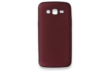 Newface Samsung Galaxy Grand 2 Kılıf First Silikon - Bordo