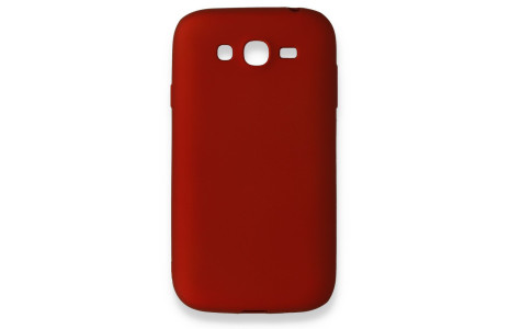 Newface Samsung Galaxy Grand 9082 Kılıf First Silikon - Bordo