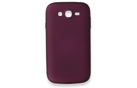Newface Samsung Galaxy Grand 9082 Kılıf First Silikon - Mürdüm