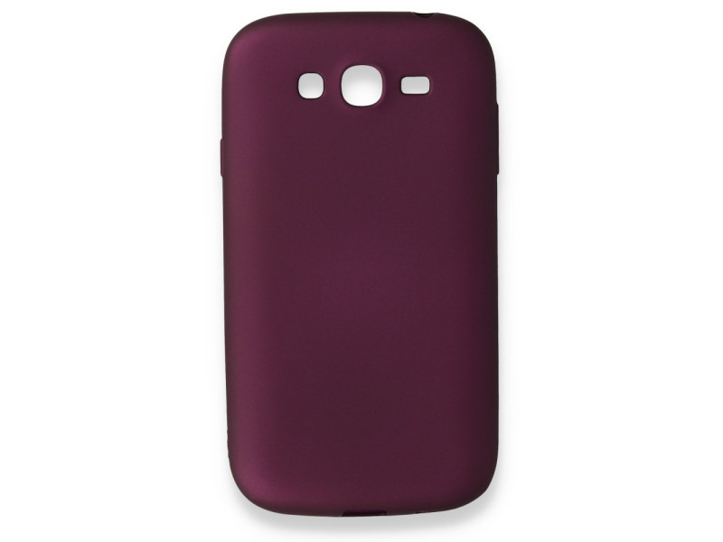 Newface Samsung Galaxy Grand 9082 Kılıf First Silikon - Mürdüm