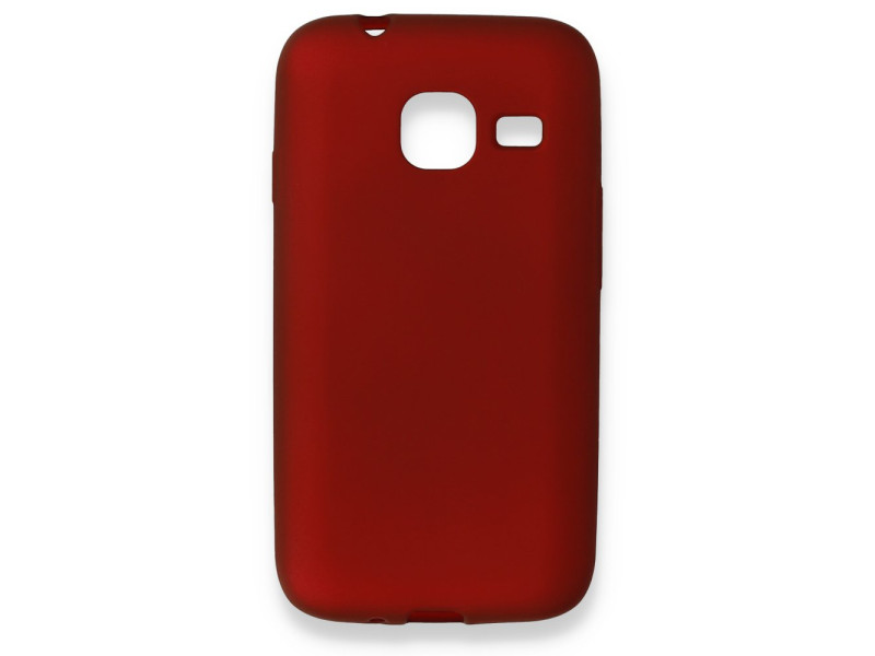 Newface Samsung Galaxy J1 Mini Kılıf First Silikon - Bordo