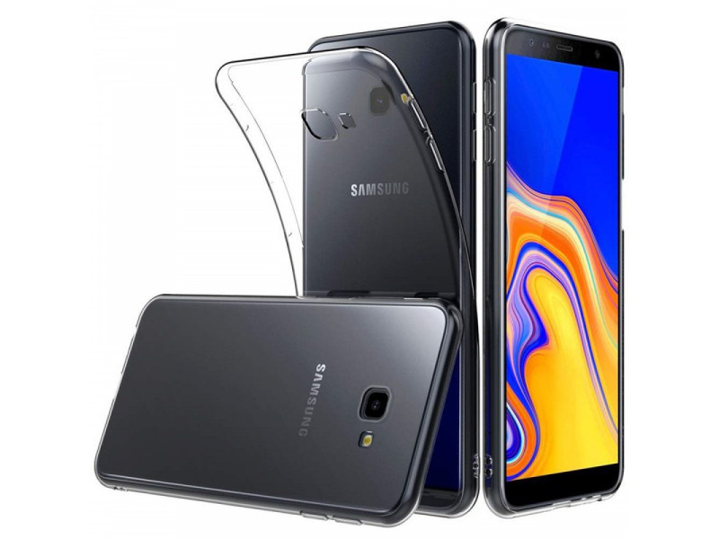Newface Samsung Galaxy J4 Plus Kılıf Lüx Şeffaf Silikon