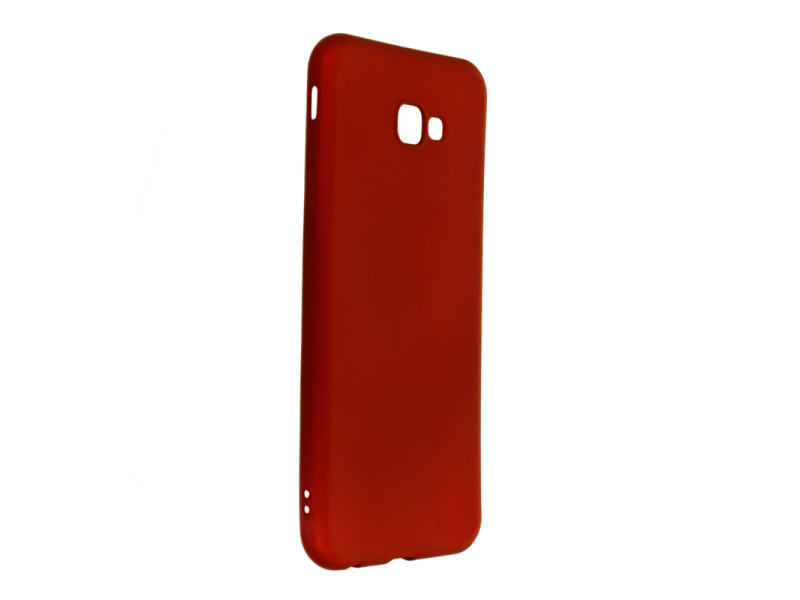 Newface Samsung Galaxy J4 Plus Kılıf First Silikon - Bordo