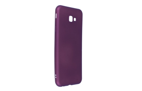 Newface Samsung Galaxy J4 Plus Kılıf First Silikon - Mürdüm