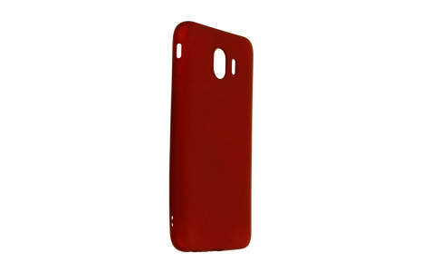 Newface Samsung Galaxy J4 Kılıf First Silikon - Bordo
