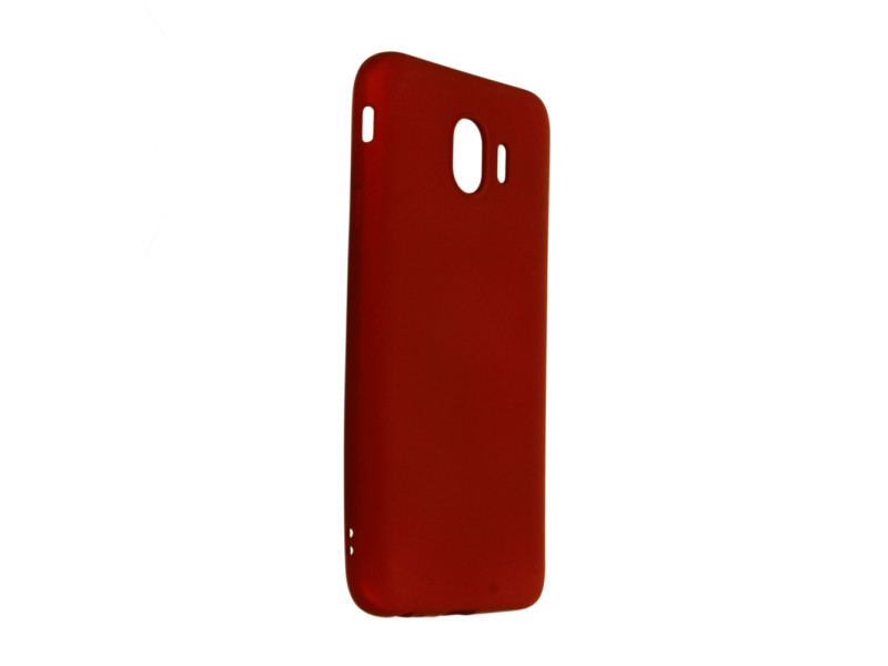 Newface Samsung Galaxy J4 Kılıf First Silikon - Bordo