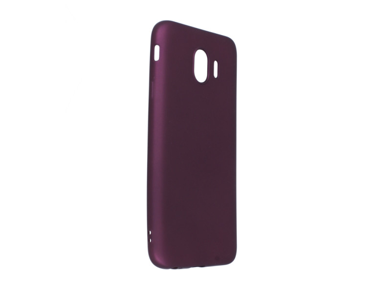 Newface Samsung Galaxy J4 Kılıf First Silikon - Mürdüm