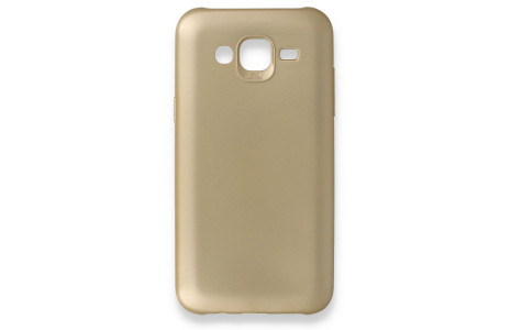 Newface Samsung Galaxy J5 Kılıf First Silikon - Gold