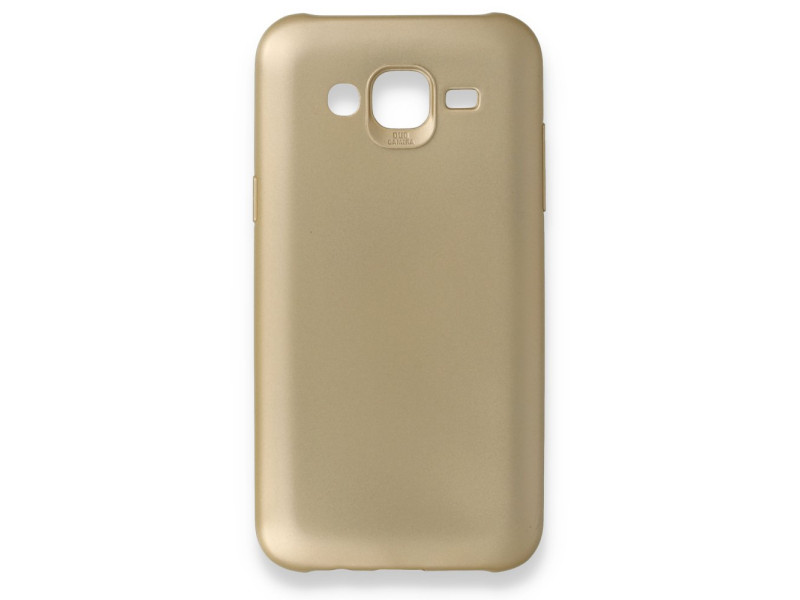 Newface Samsung Galaxy J5 Kılıf First Silikon - Gold