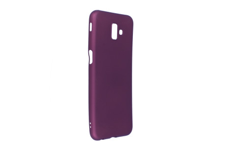 Newface Samsung Galaxy J6 Plus Kılıf First Silikon - Mürdüm
