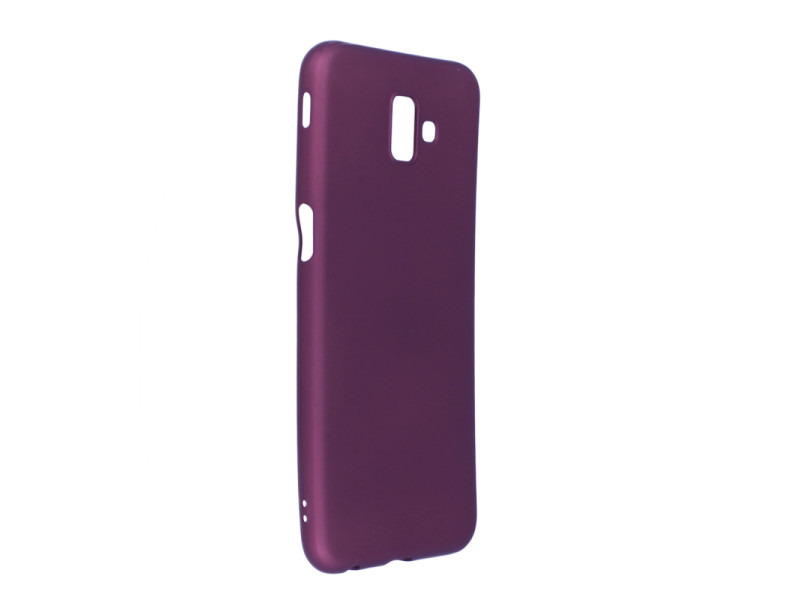 Newface Samsung Galaxy J6 Plus Kılıf First Silikon - Mürdüm