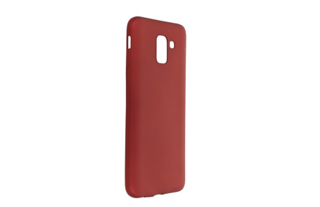 Newface Samsung Galaxy J6 Kılıf First Silikon - Bordo