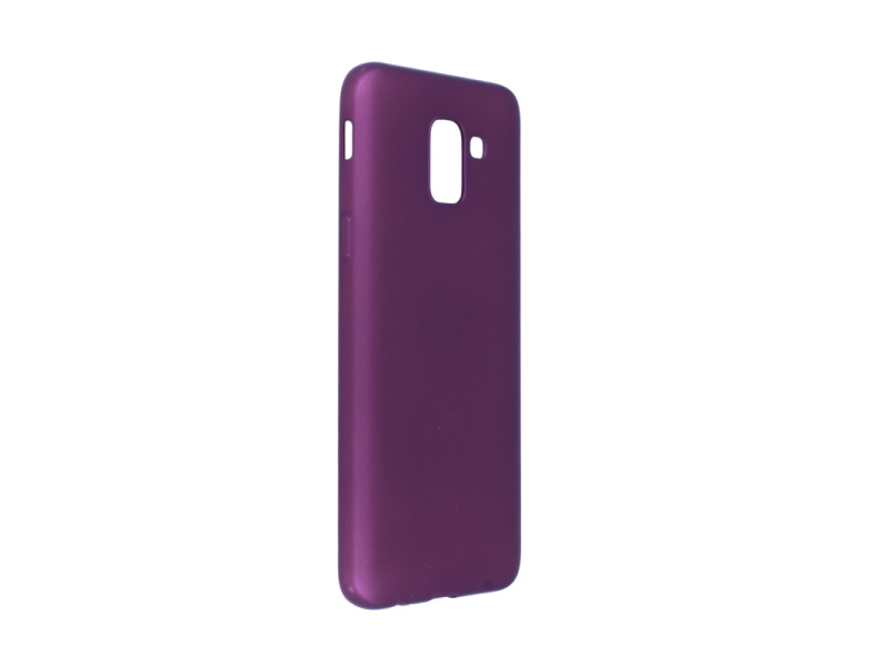 Newface Samsung Galaxy J6 Kılıf First Silikon - Mürdüm