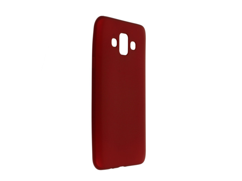 Newface Samsung Galaxy J7 Duo Kılıf First Silikon - Bordo
