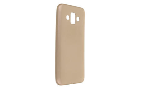 Newface Samsung Galaxy J7 Duo Kılıf First Silikon - Gold
