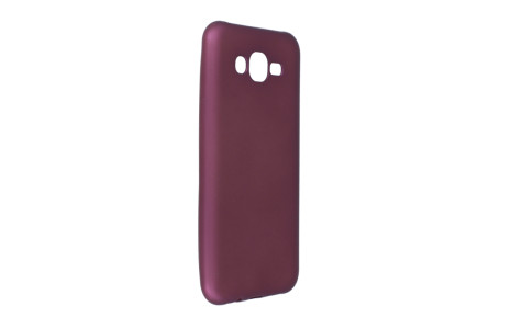 Newface Samsung Galaxy J7 Kılıf First Silikon - Mürdüm