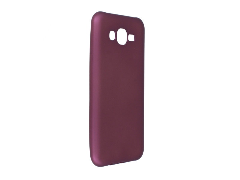 Newface Samsung Galaxy J7 Kılıf First Silikon - Mürdüm