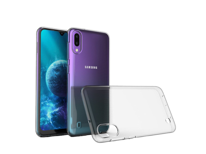 Newface Samsung Galaxy M10 Kılıf Lüx Şeffaf Silikon