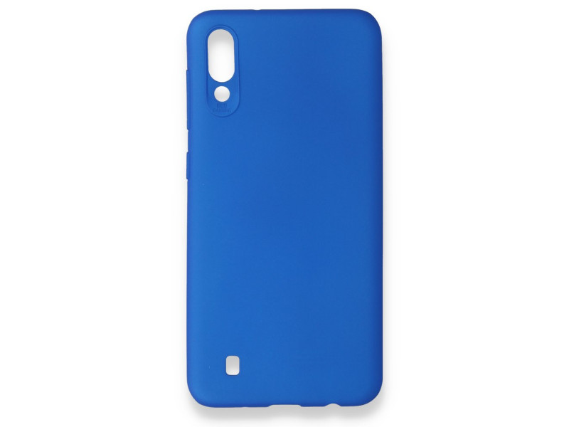 Newface Samsung Galaxy M10 Kılıf First Silikon - Mavi