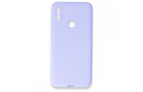 Newface Samsung Galaxy M11 Kılıf First Silikon - Lila