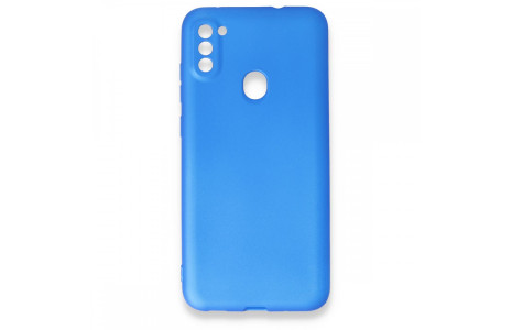 Newface Samsung Galaxy M11 Kılıf First Silikon - Mavi