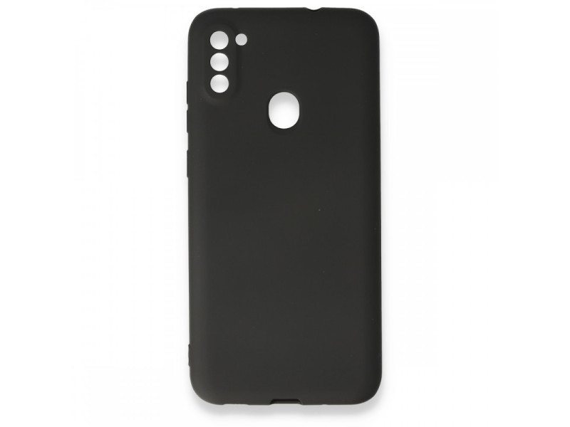 Newface Samsung Galaxy M11 Kılıf First Silikon - Siyah