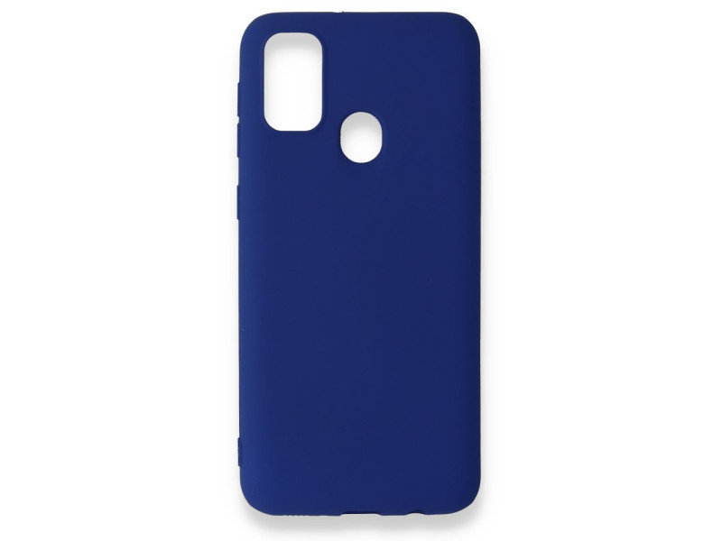 Newface Samsung Galaxy M21 Kılıf First Silikon - Lacivert