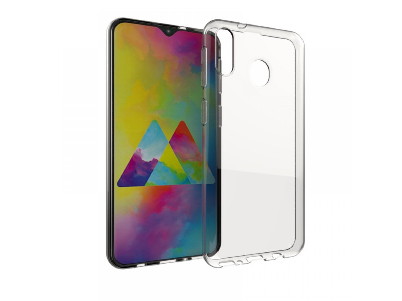 Newface Samsung Galaxy M30 Kılıf Lüx Şeffaf Silikon