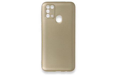 Newface Samsung Galaxy M31 Kılıf First Silikon - Gold
