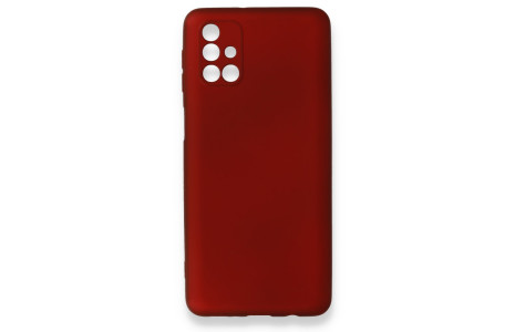 Newface Samsung Galaxy M31S Kılıf First Silikon - Bordo