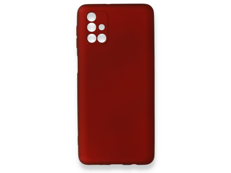 Newface Samsung Galaxy M31S Kılıf First Silikon - Bordo