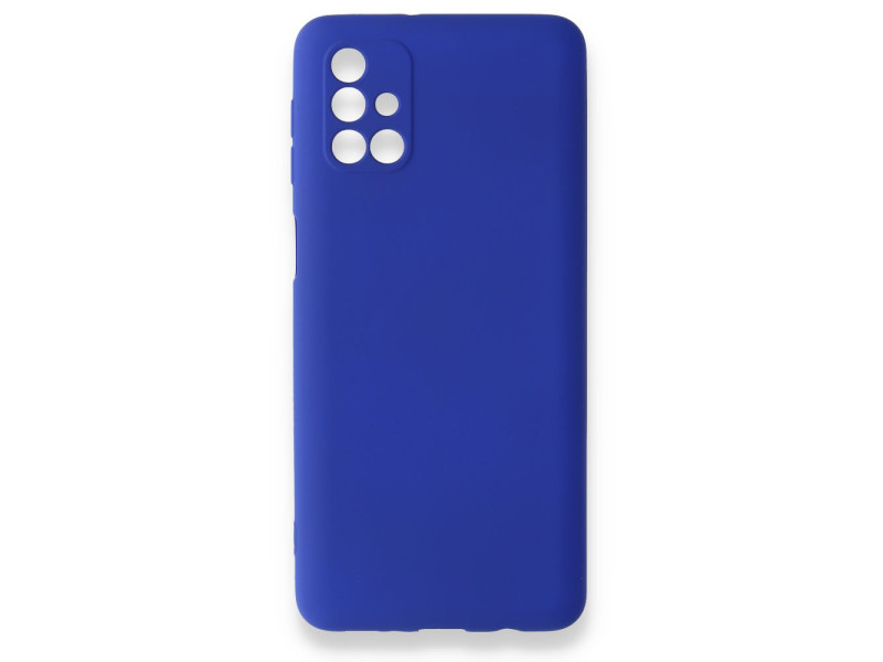 Newface Samsung Galaxy M31S Kılıf First Silikon - Lacivert