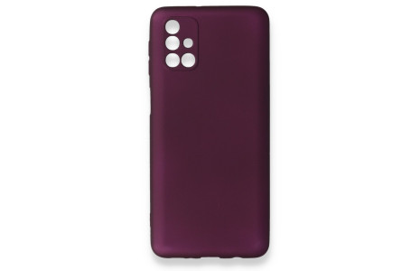 Newface Samsung Galaxy M31S Kılıf First Silikon - Mürdüm