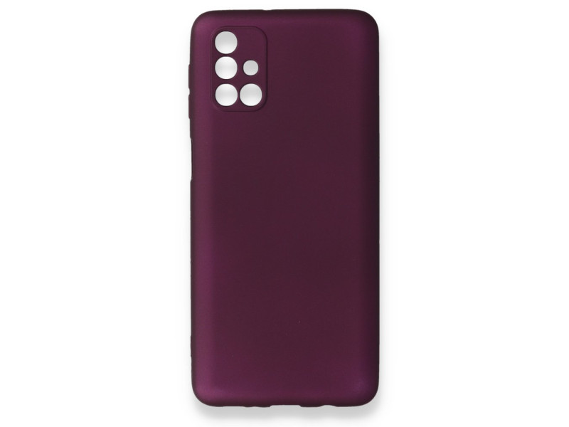 Newface Samsung Galaxy M31S Kılıf First Silikon - Mürdüm