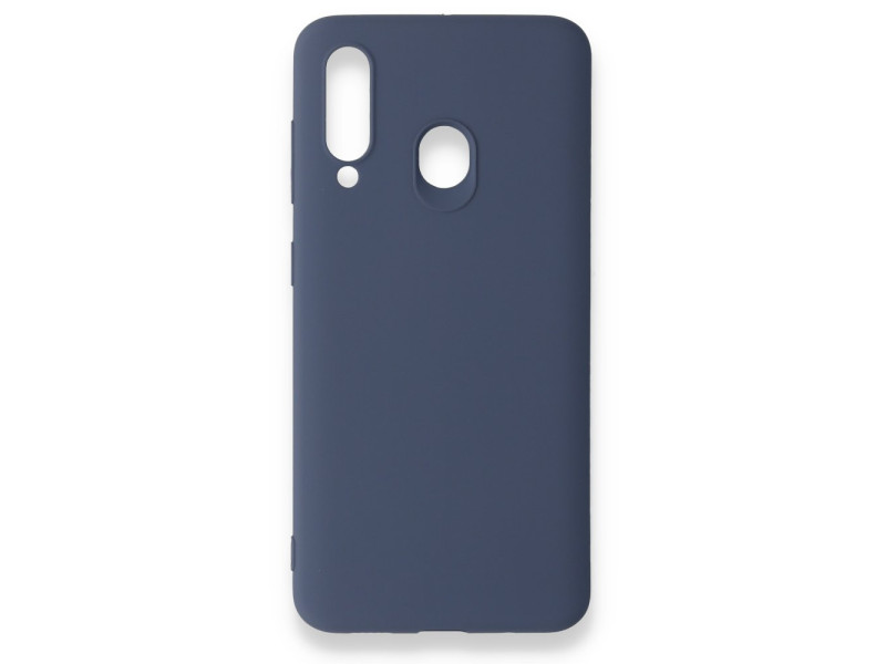 Newface Samsung Galaxy M40 Kılıf First Silikon - Gri