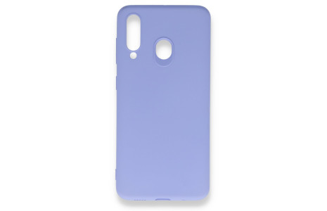 Newface Samsung Galaxy M40 Kılıf First Silikon - Lila